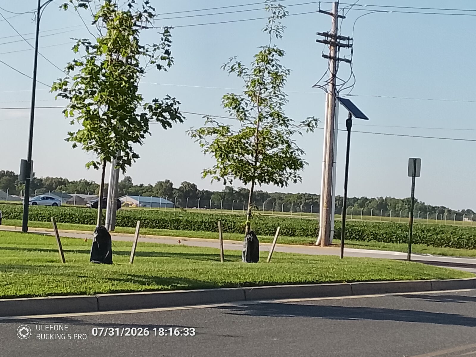 Closer view of the Flock camera near the Lowe&rsquo;s Garden Center