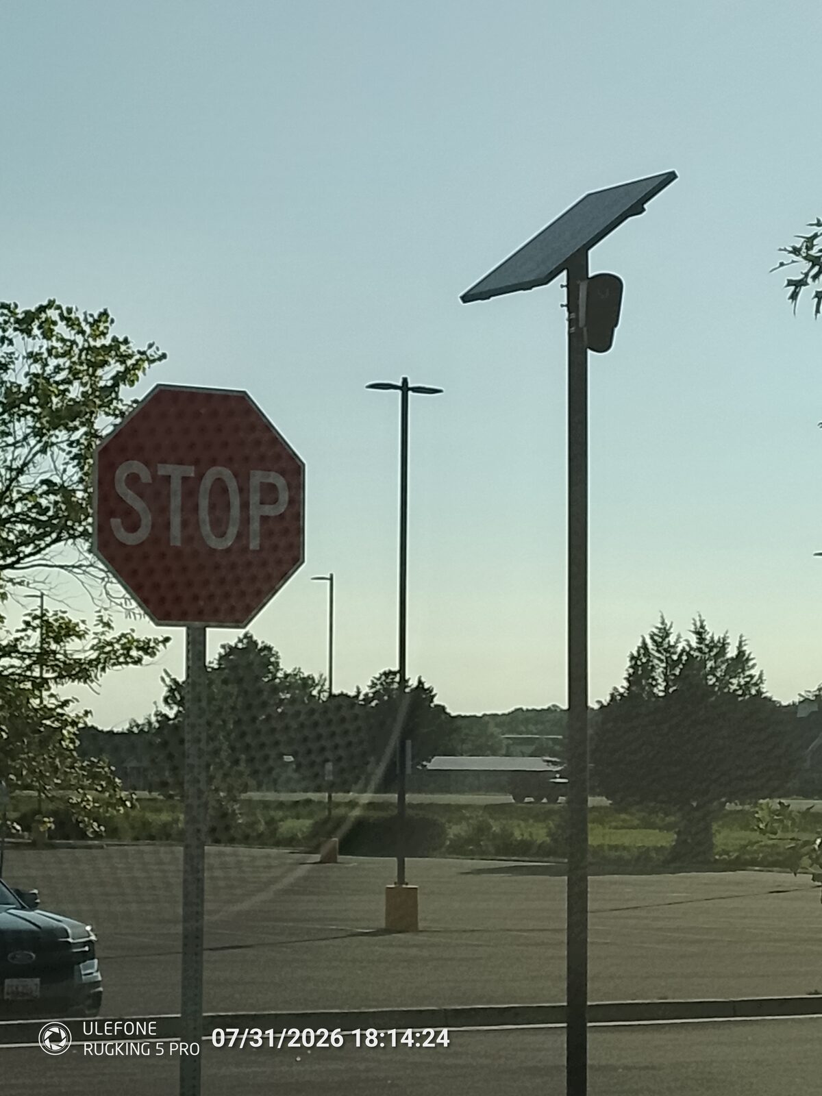 Flock camera near Wise with a partial inward view